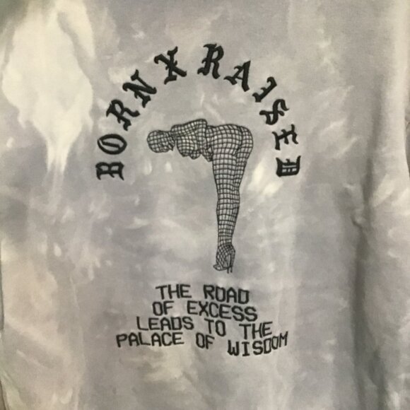 Born X Raised Road to Excess Hooded Sweatshirt  Size XXL - Picture 4 of 12